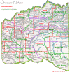 map with sub divisions & current counties