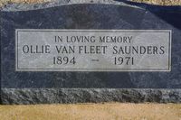 Ollie Van Fleet Saunders