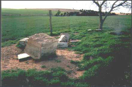 Riley cemetery vandalism