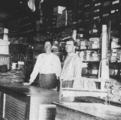 inside J R Mosley store