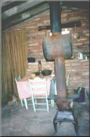 dugout at Old Greer County museum