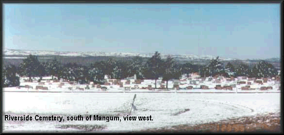 Riverside Cemetery, S of Mangum, Okla.