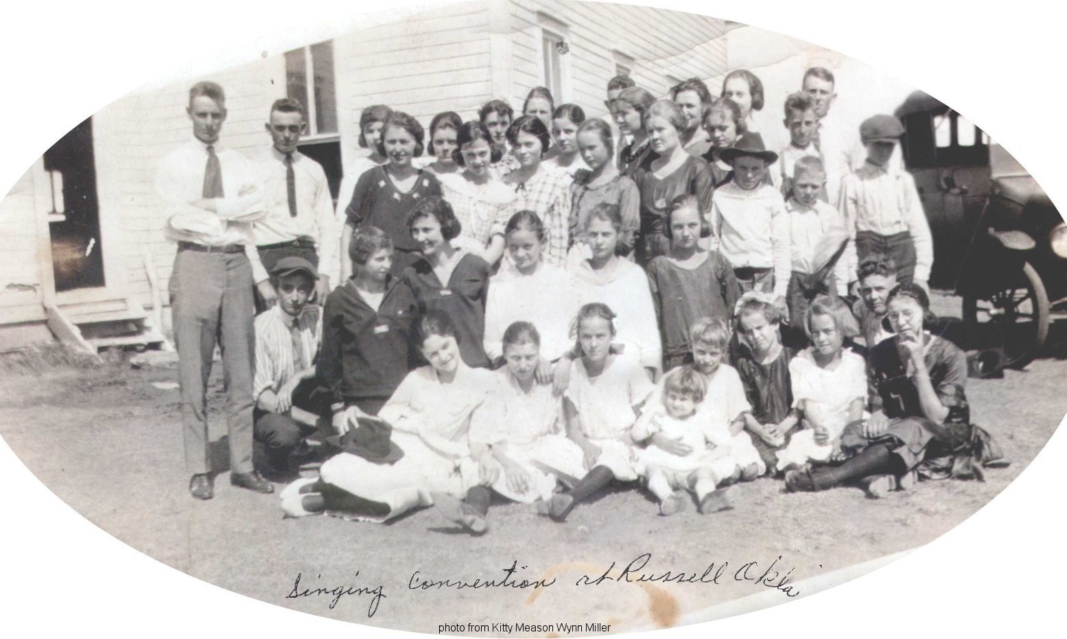 Russell Baptist Church singers 192?