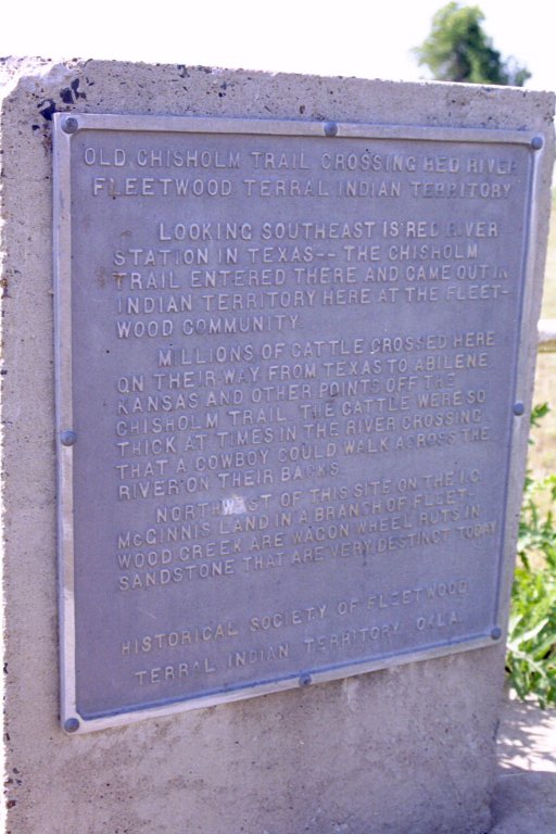 Chisholm Trail Marker