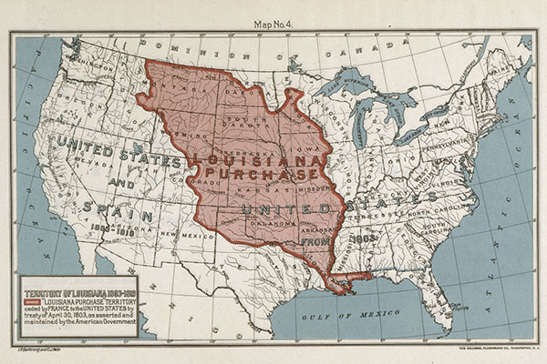 Louisiana Purchase Map