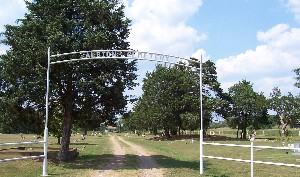 Cemetery entrance