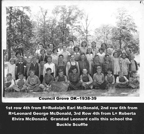 Council Grove Class of 1938-39