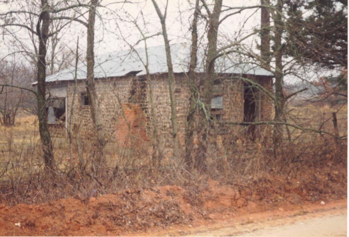 Old Rick House West of Rush Springs, Grady Co., OK