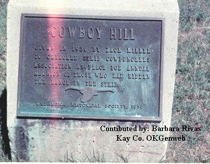 Cowboy Hill Plaque