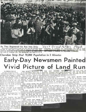 Cherokee Run sign up