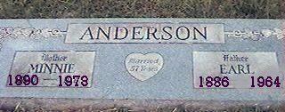 Earl & Minnie Anderson