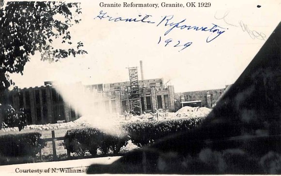 Granite Reformatory, Greer Co., Ok 1929 taken by Art Williams