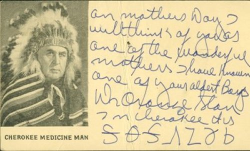 Dr. O. W. Starr (Postcard front)