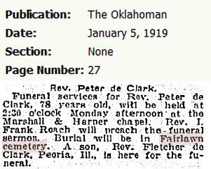 Rev. Peter de Clerk