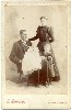 Edmund & Nettie Hitchcock, baby Clyde and Golda Hitchcock Bradfield