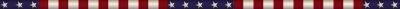 divider bar - stars and stripes