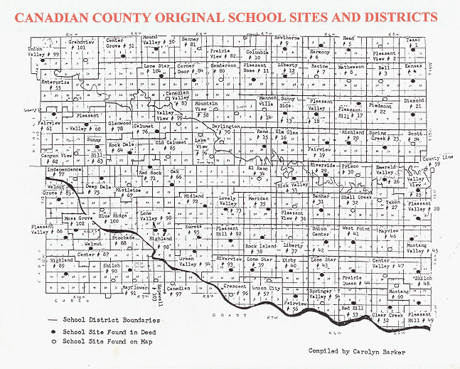 map of school sites and districts