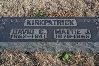 David and Mattie Kirkpatrick