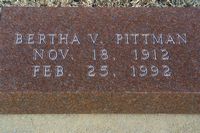 Bertha V. Pittman
