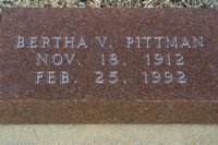 Bertha V. Pittman