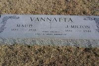 Maud and Milton Vannatta