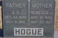 A. G. and Rebecca Hogue