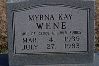 Myrna Kay Wene