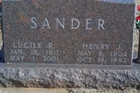 Lucile and Henry Sander