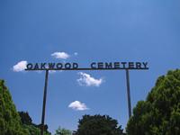Oakwood Cemetery gate