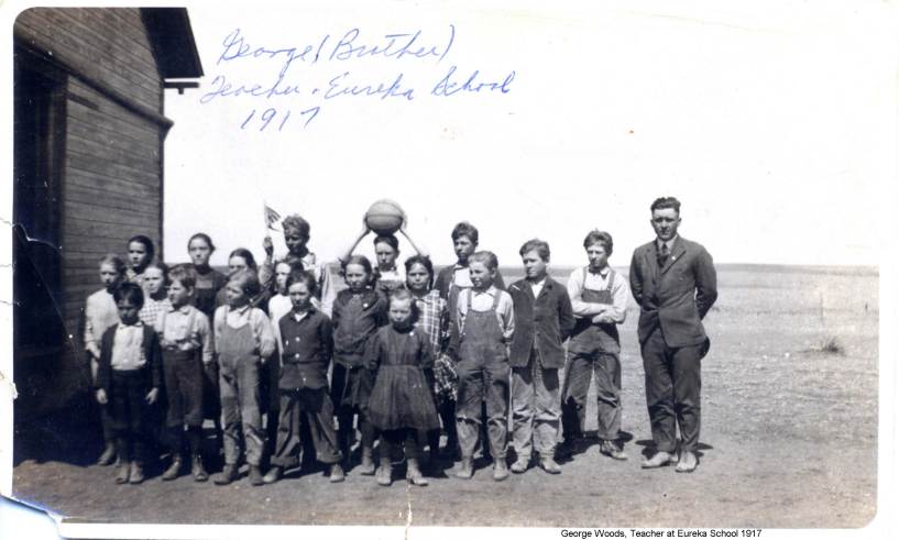 Eureka School 1917 - George Woods, Teacher