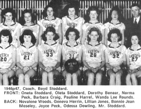 Leedey 1946-1947 Girls Basketball