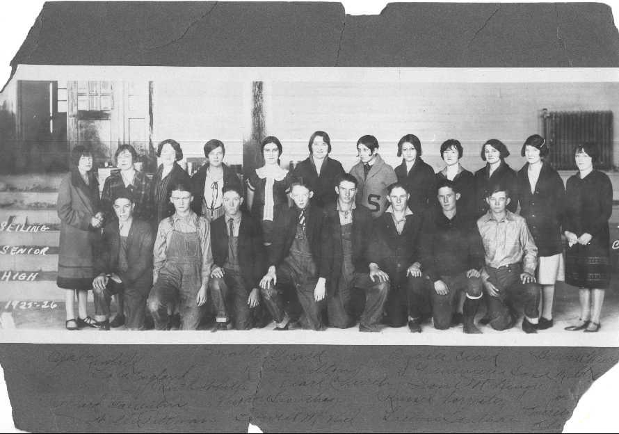 Seiling High School, Seniors of 1925-1926