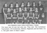 Vici Softball, Girls Team