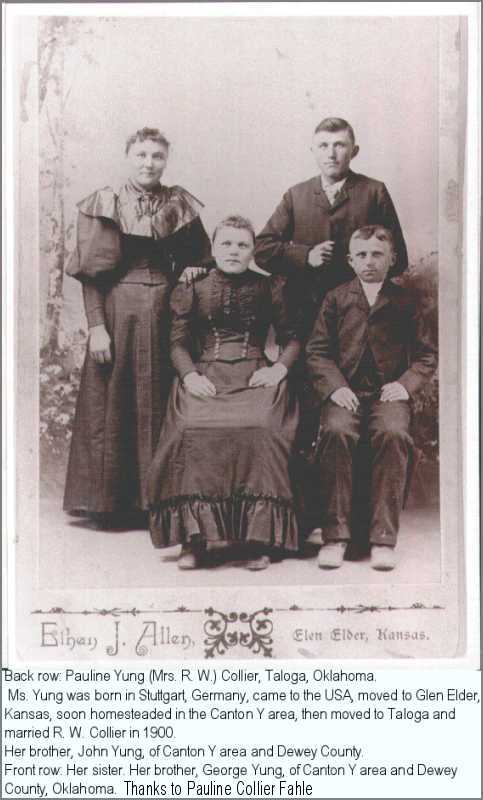 Yung Family, Dewey County, O.T.