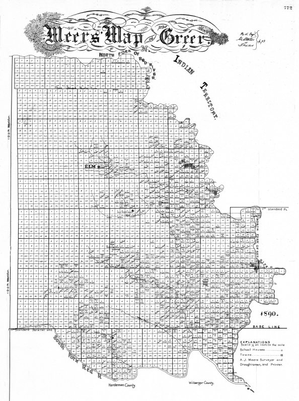 Meers map 1890