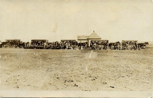 school at Mangum, Oklahoma about 1910