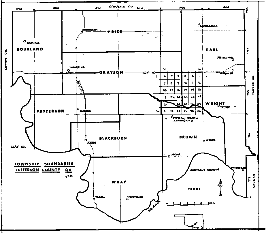 Jefferson Co. boundary map