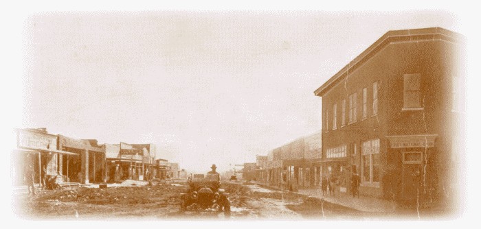 Ringling, Ok. Veiw Of East Main, At Intersection Of State Hwy 89. (Date Unknown.)