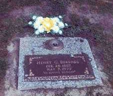 Henry's grave marker