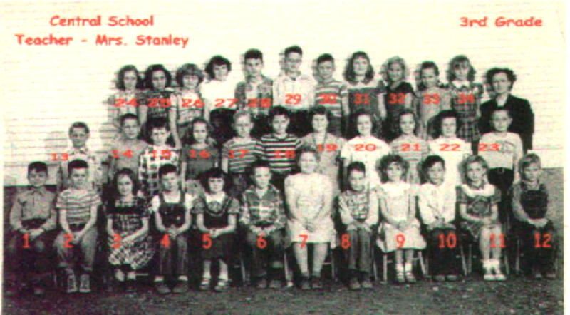 1951 - 1952 Grade 3 class