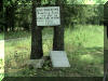 Sulphur Cemetery Donation Information Sign
