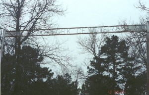 Black Fork Cemetery Sign