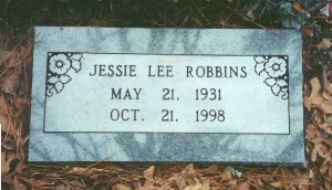 Jesse Lee Robbins stone