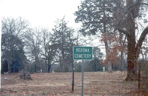 Kosoma cemetery entrance