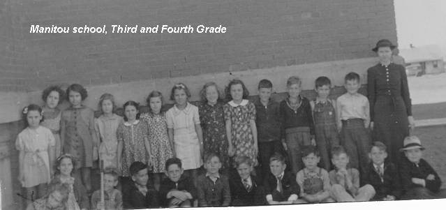 Manitou elementary school, third and fourth grades