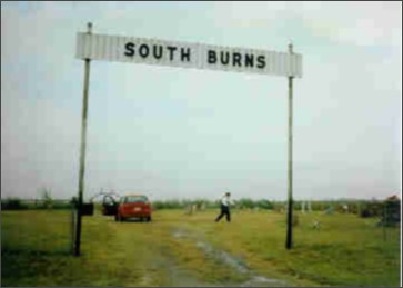 South Burns Cemetery gate