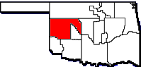Indian Territory / Oklahoma Territory map