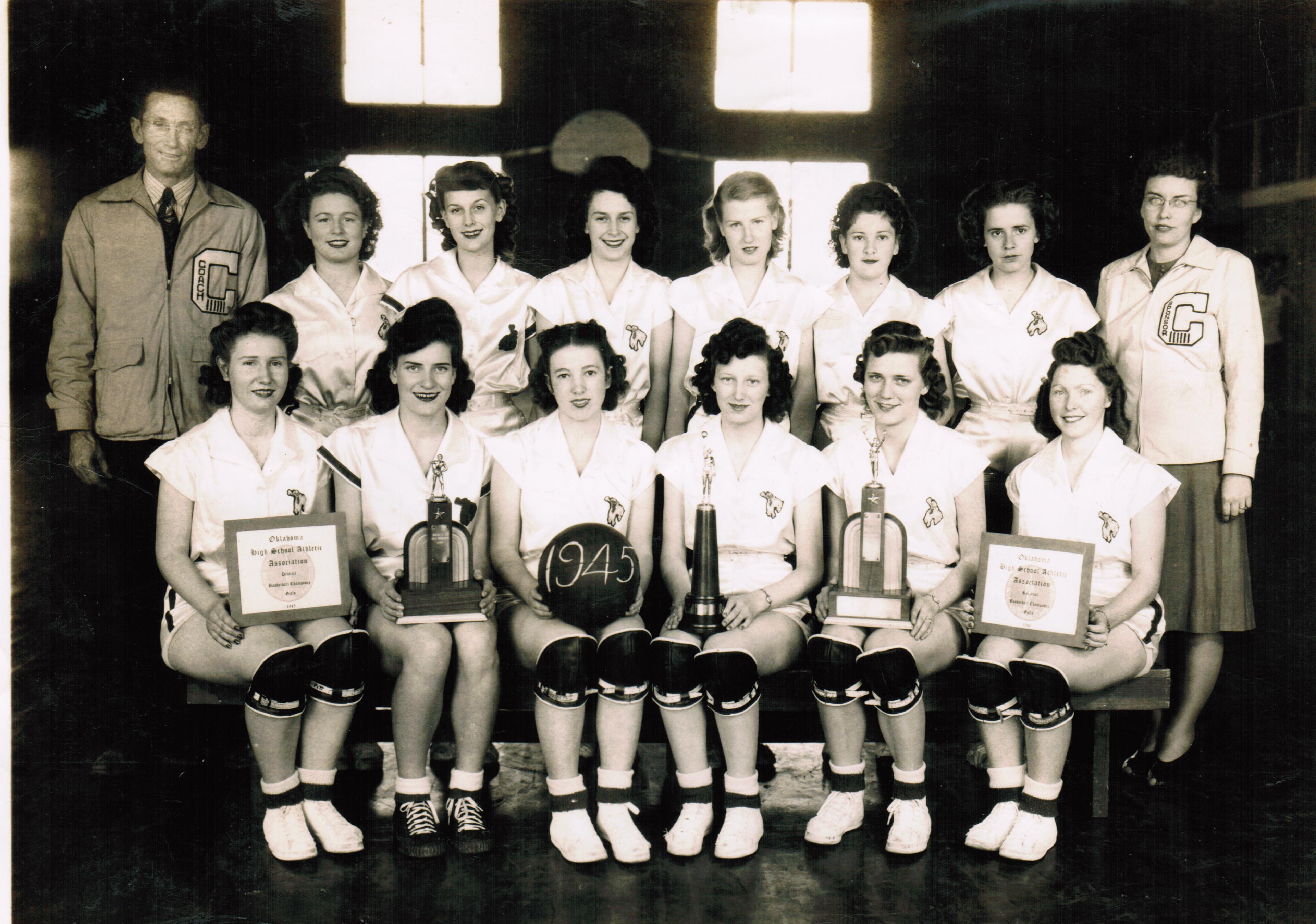 Cowden (Okla) Girls Basketball 1945