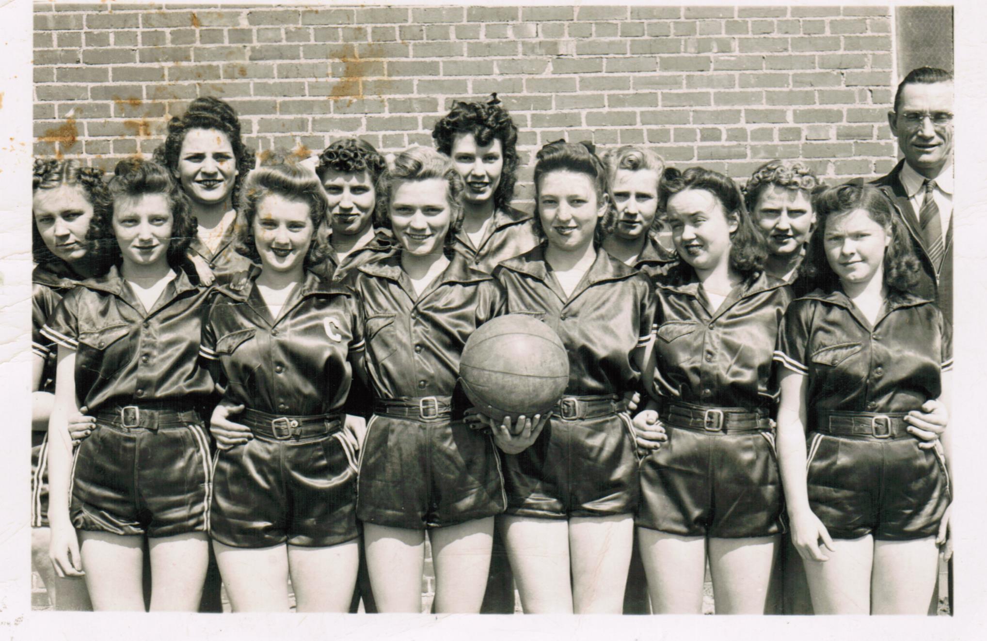 Cowden (Okla) Girls Basketabll about 1942