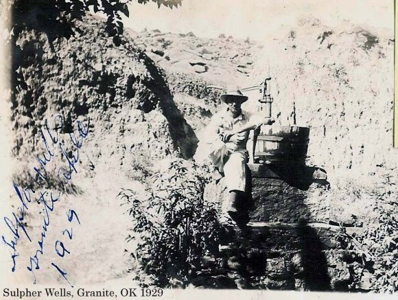 Sulpher Wells, Granite, Greer Co., Ok, 1929